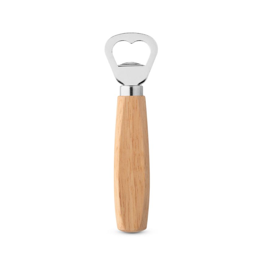 HOLZ Metal and Wood Bottle Opener