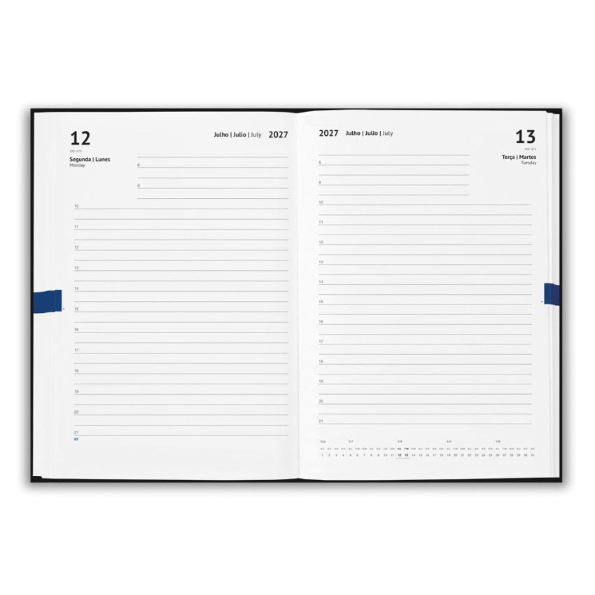 SPENSER A5 Agenda A5 with hard cover in PU
