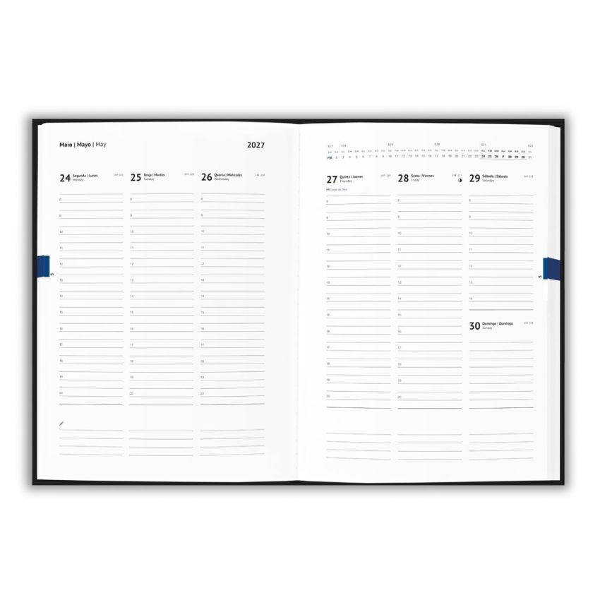 ANDRESEN B5 Agenda in recycled polyester (100% rPET)