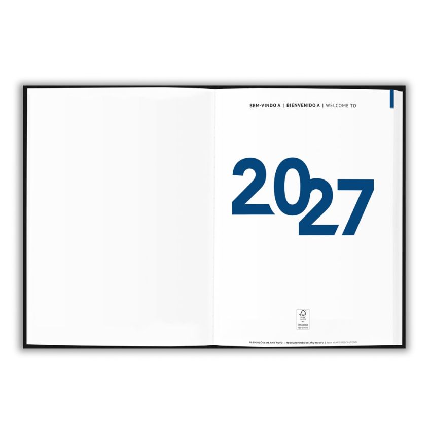 ANDRESEN B5 Agenda in recycled polyester (100% rPET)