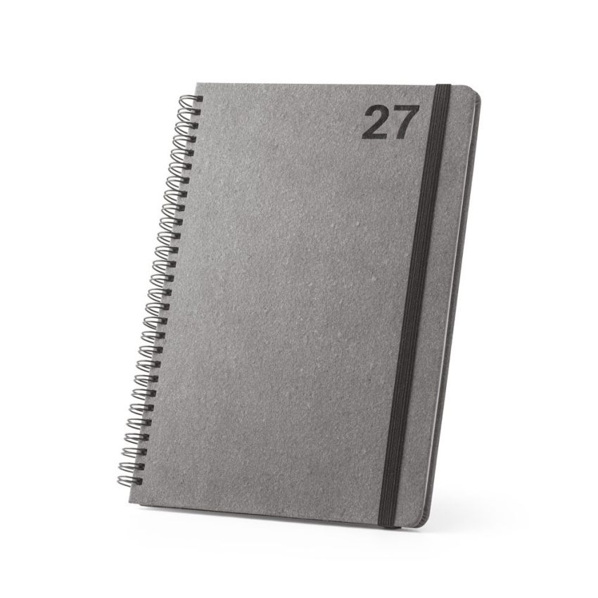 SIMMEL B5 Agenda B5, with rings, in leather (58% recycled)