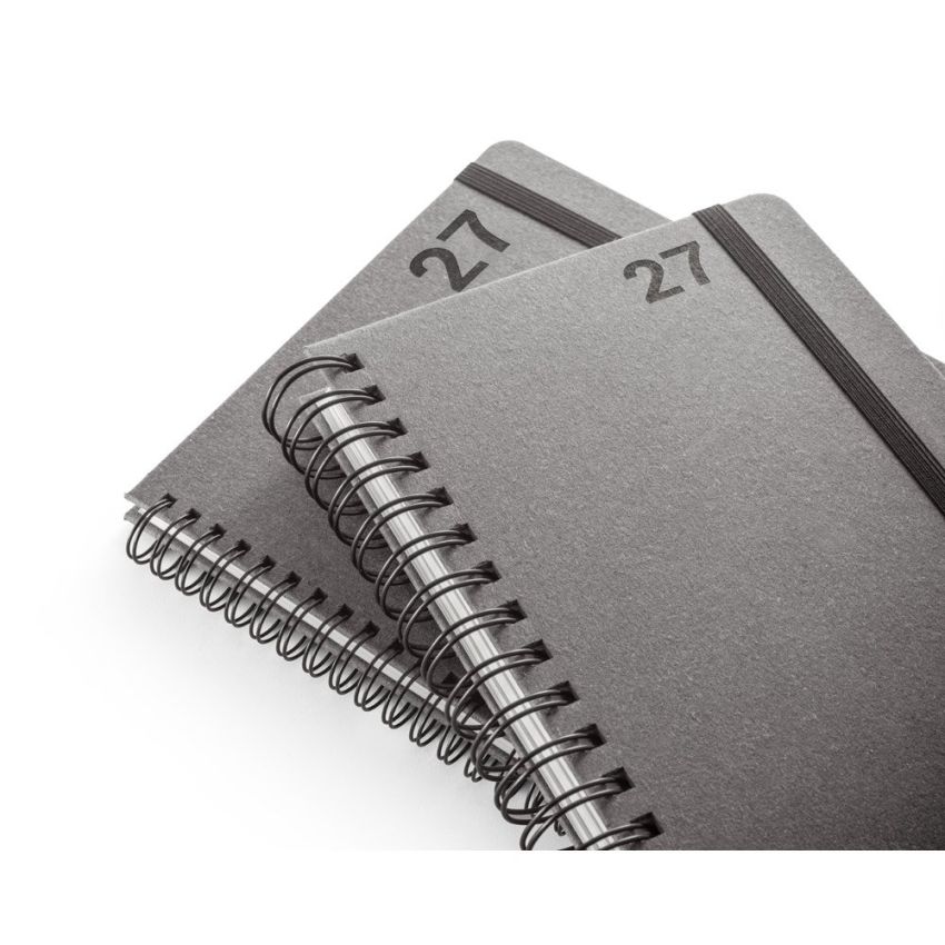 SIMMEL B5 Agenda B5, with rings, in leather (58% recycled)