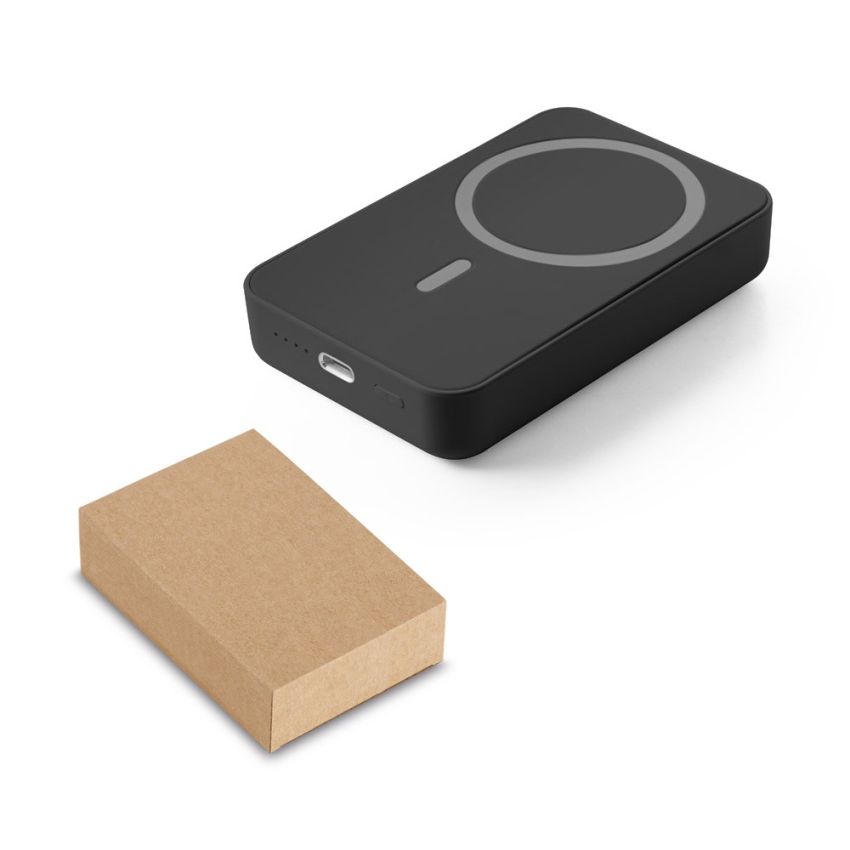 AMPERE 10 Magnetic Power Bank 10,000 mAh with Super Fast 15W Wireless Charger in Recycled ABS (100% rABS)
