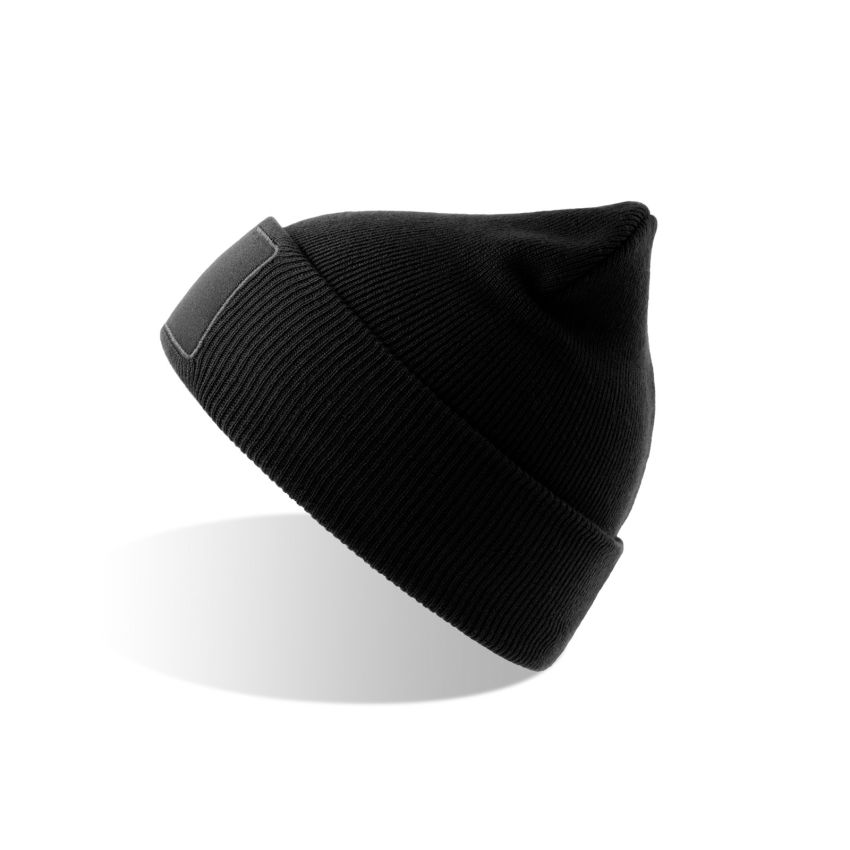 WIND-S WITH PATCH Wind S Beanie With Patch, 100% Recycled Polyester