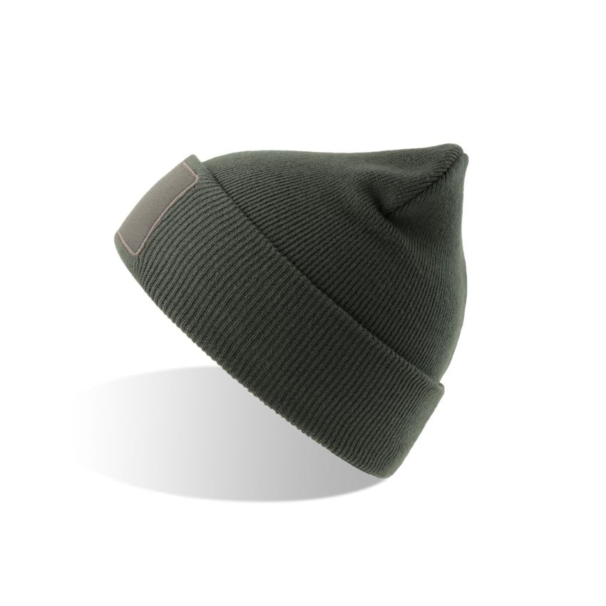 WIND-S WITH PATCH Wind S Beanie With Patch, 100% Recycled Polyester