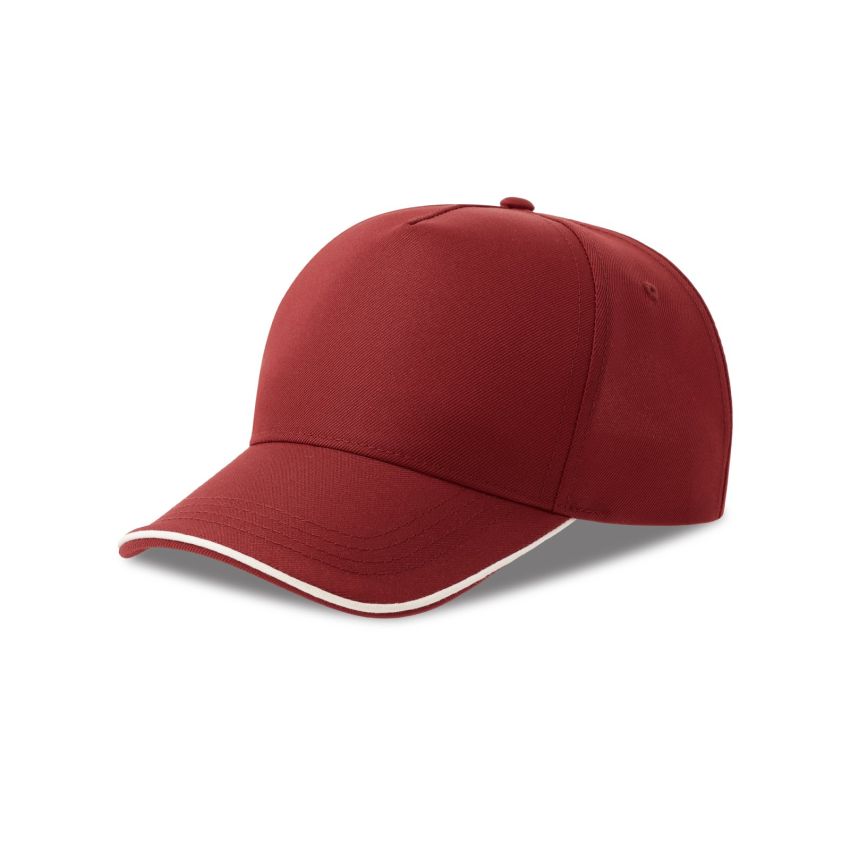 RECY FIVE PIPING Cap Recy Five Piping, 100% Recycled Polyester
