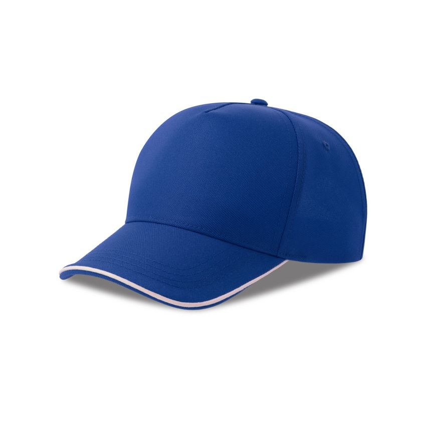 RECY FIVE PIPING Cap Recy Five Piping, 100% Recycled Polyester