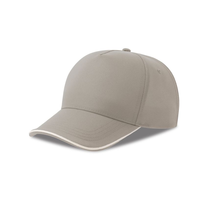 RECY FIVE PIPING Cap Recy Five Piping, 100% Recycled Polyester