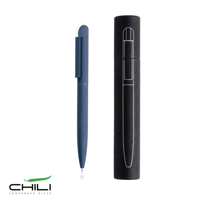 Folk Twist Ballpoint Pen in Recycled Stainless Steel