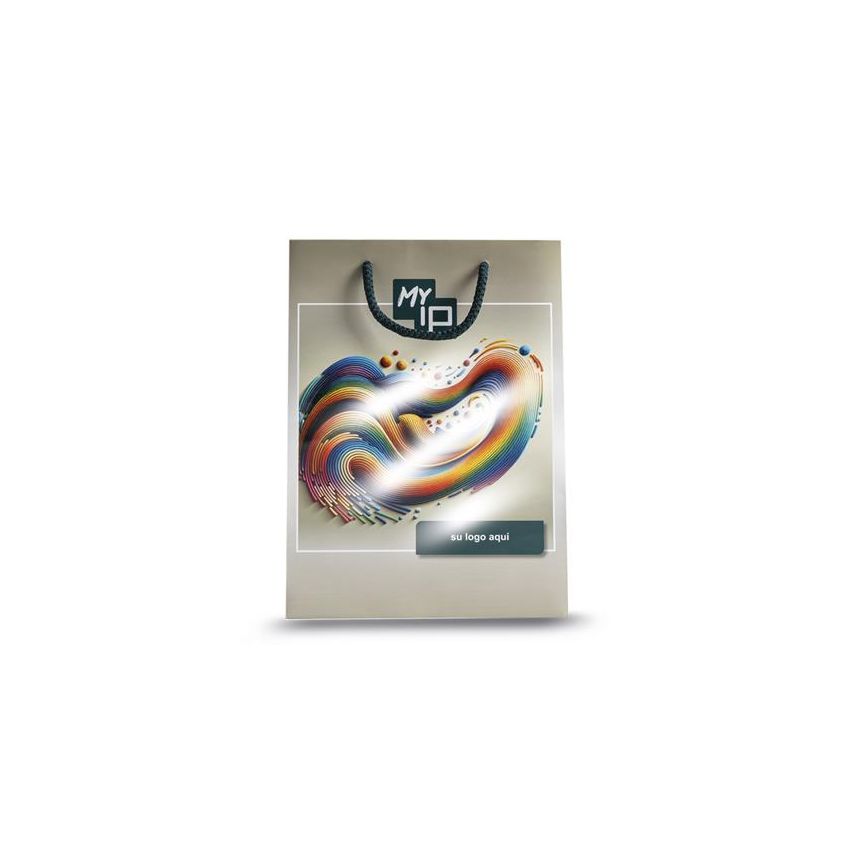 MidBag Medium Paper Bag, Vertical, Glossy