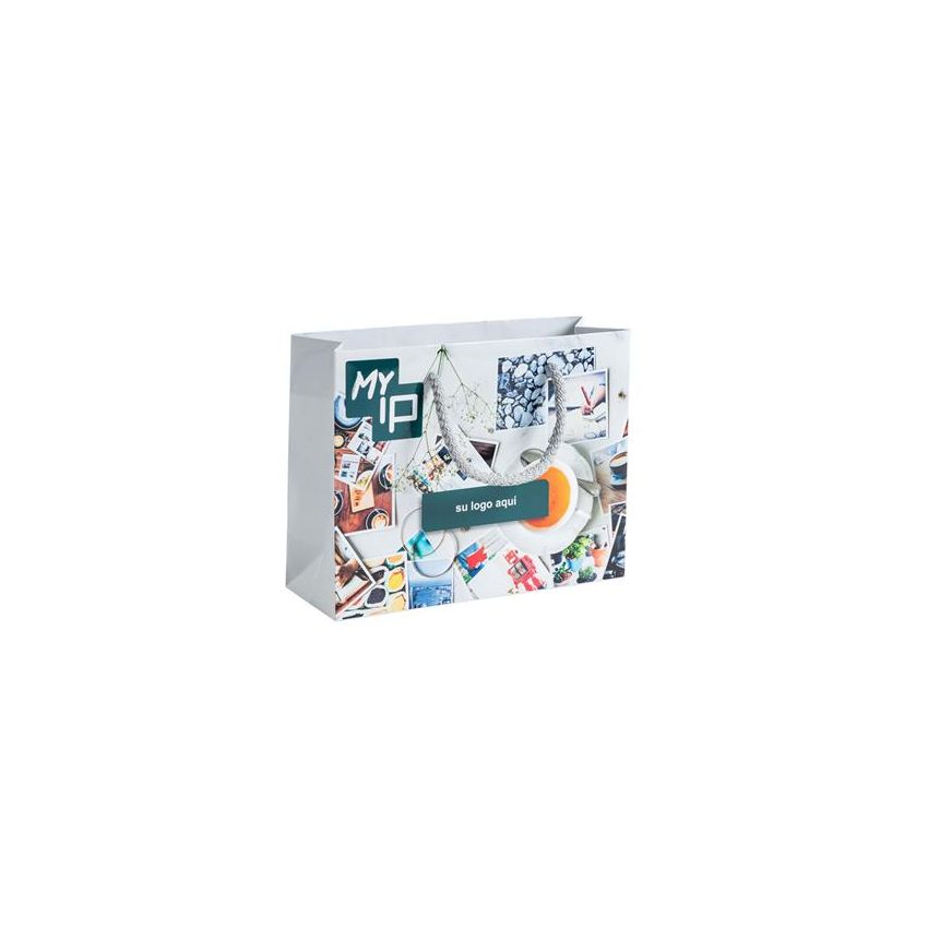 MiniBag Small Paper Bag, Horizontal, Glossy