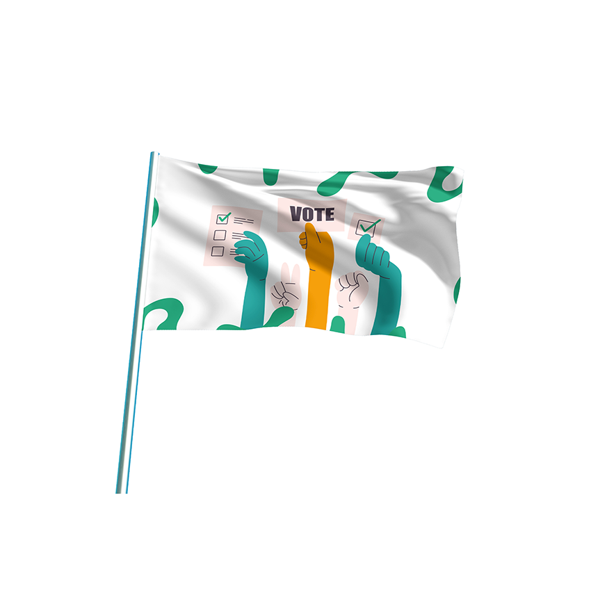 Election Flag 100% Custom