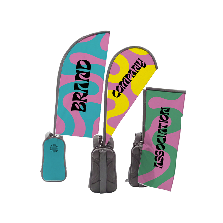 Backpack Flag 100% Custom
