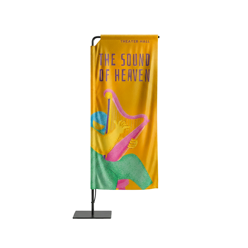Rectangular Flag 100% Custom, 3.0