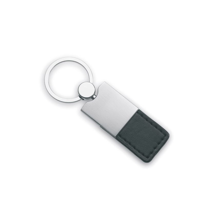 Zinc alloy/PU keyring