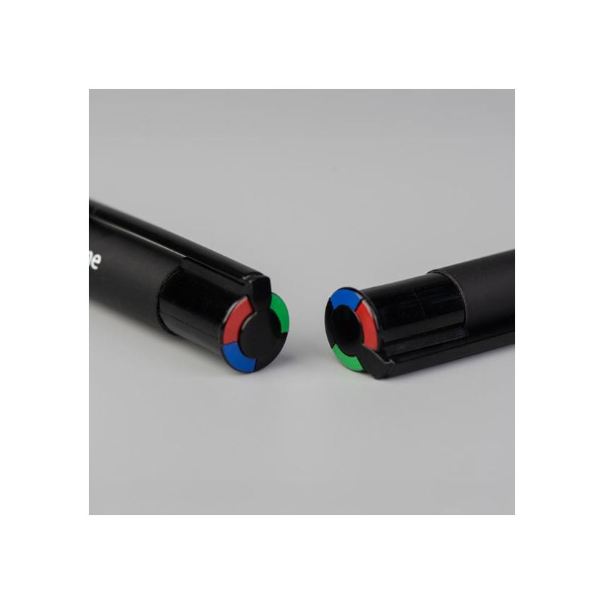 4-Colour Ballpoint Pen in Recycled Aluminium, Four-Colour Writing