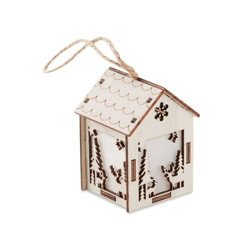 House-shaped ornament
