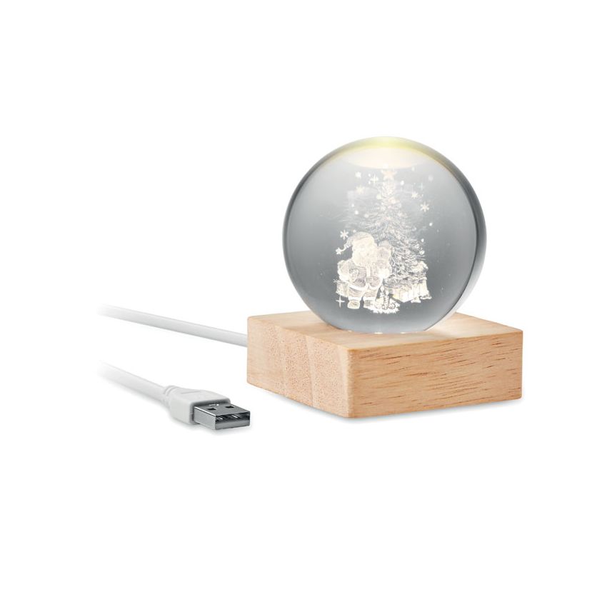 LED Christmas glass ball
