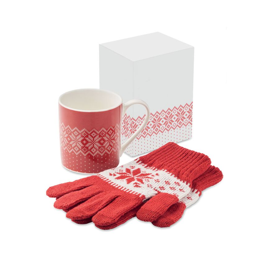 Mug and gloves set