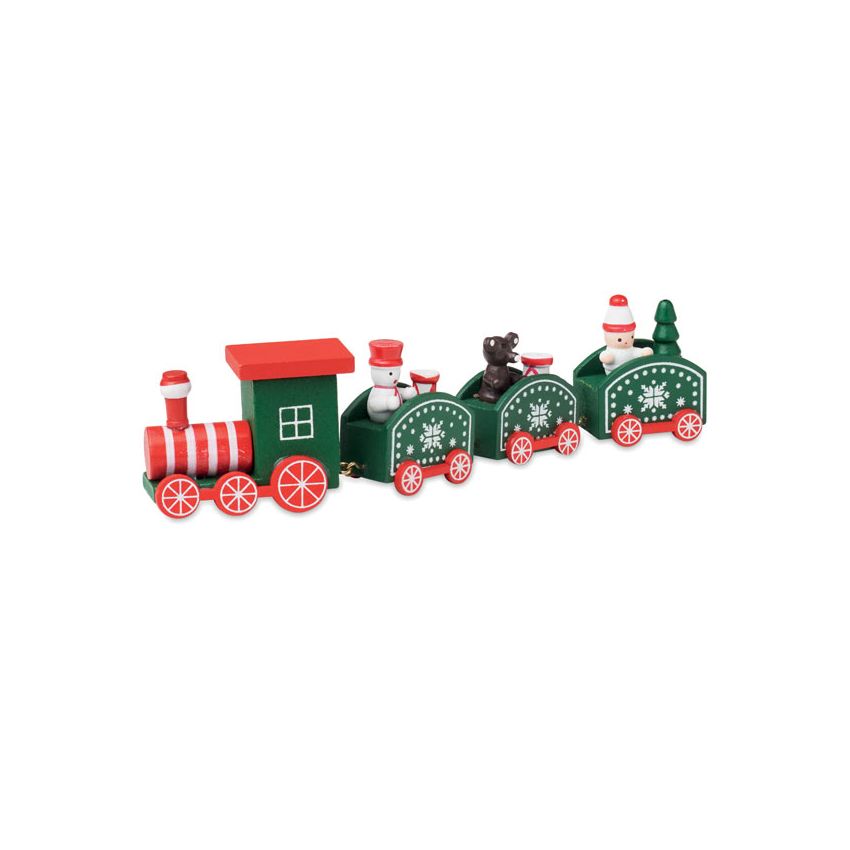 Wooden Christmas Train