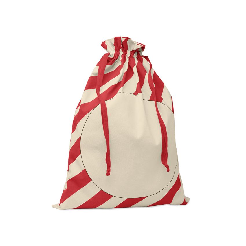 Large Father Christmas Cotton Sack
