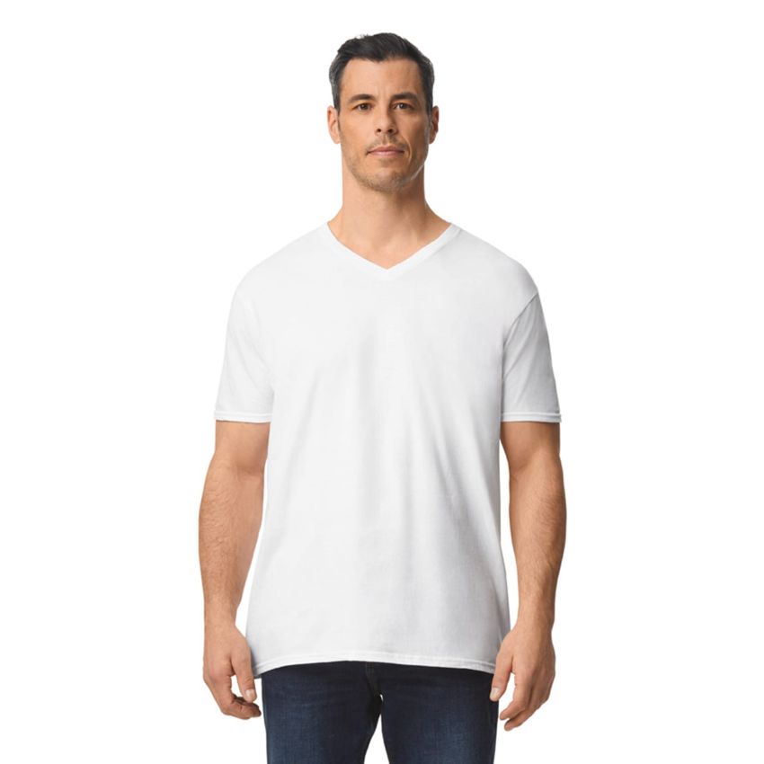SOFT STYLE ADULT V-NECK T-SHIRT Men's V-neck T-shirt