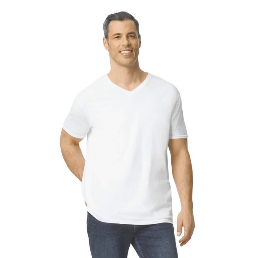 SOFT STYLE ADULT V-NECK T-SHIRT Men's V-neck T-shirt