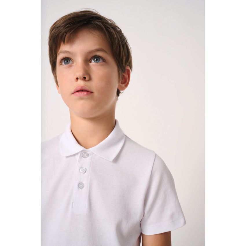 Children's piqué polo shirt