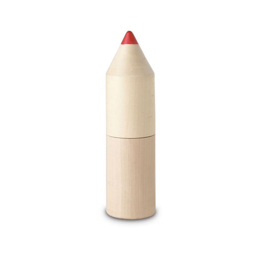 Set of 12 wooden pencils