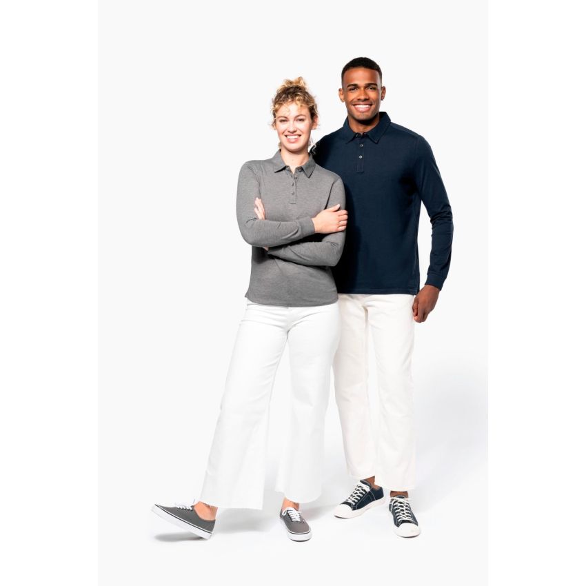 Ladies' long-sleeved polo shirt