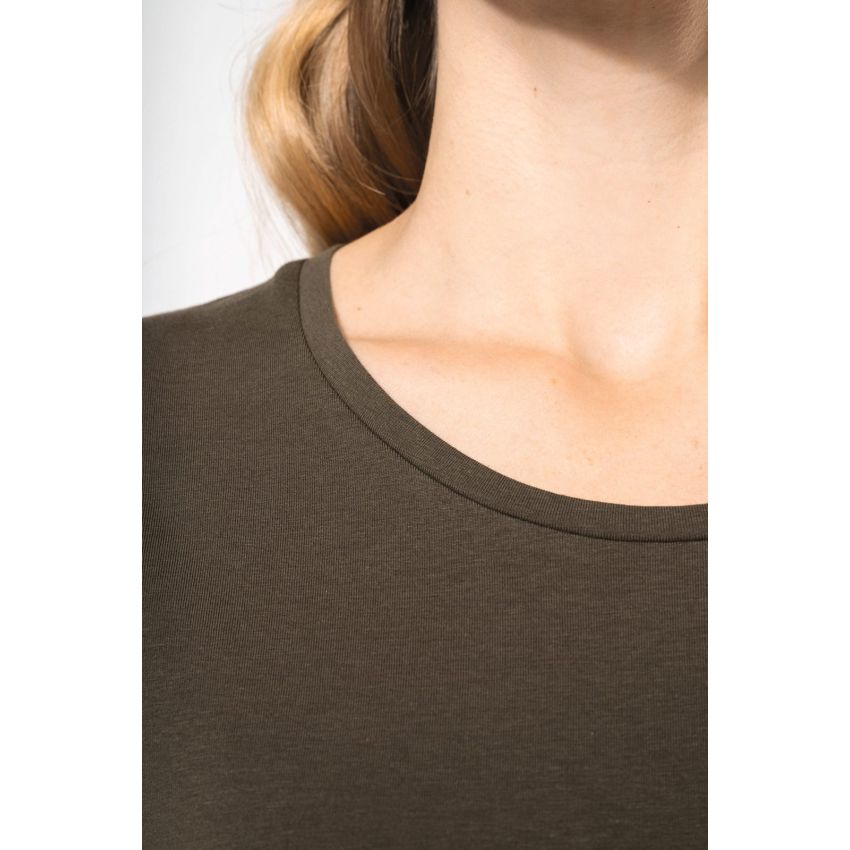 Ladies' short-sleeved round-neck T-shirt