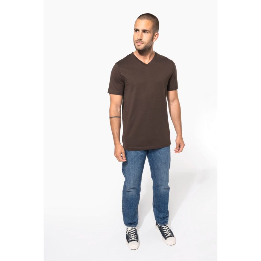 Short-sleeve V-neck T-shirt