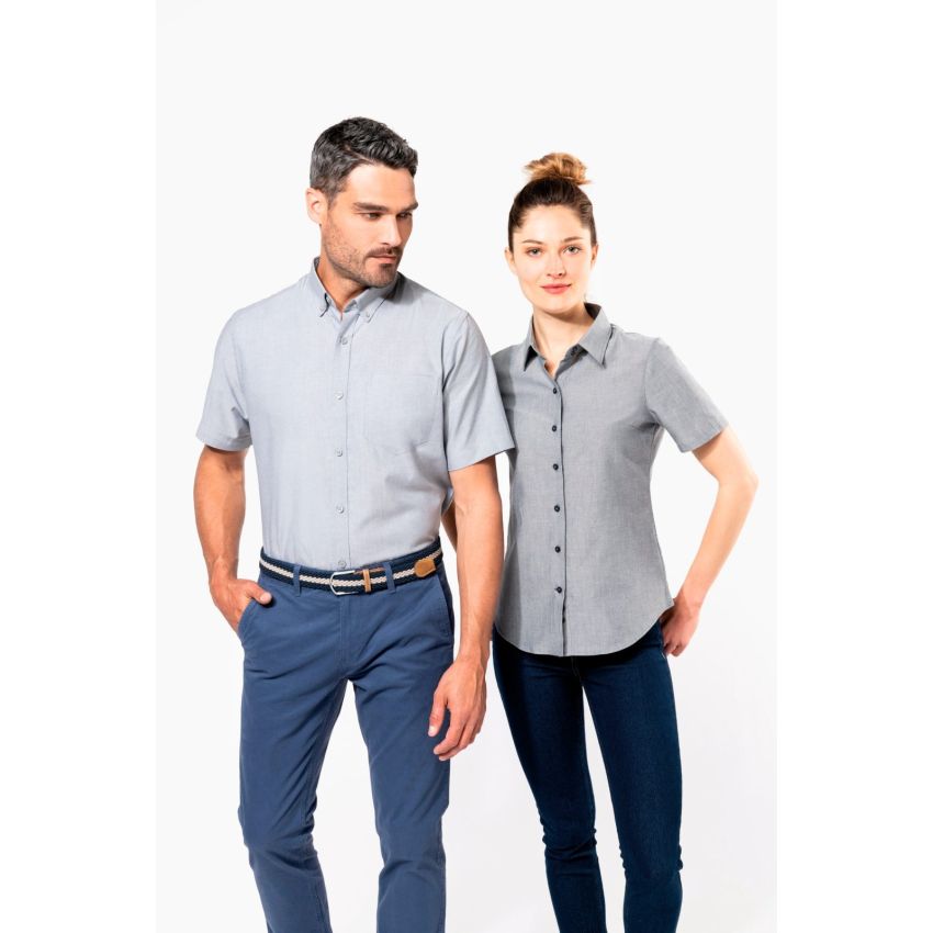 Easy-care Oxford short sleeve shirt
