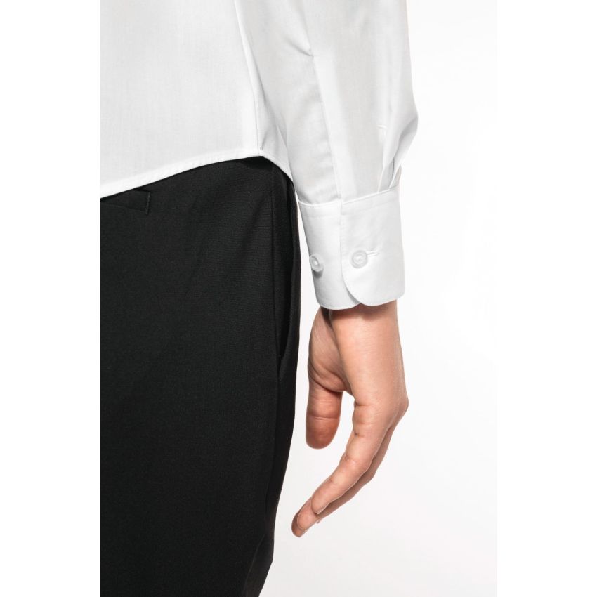 Ladies' easy-care polycotton poplin shirt
