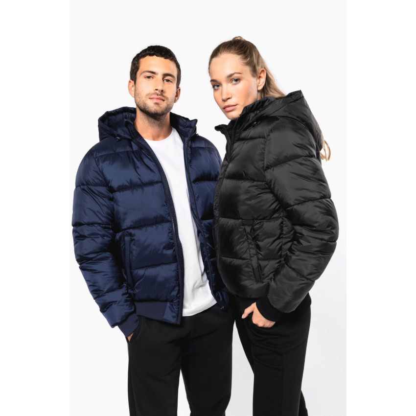 Unisex recycled ripstop hooded jacket