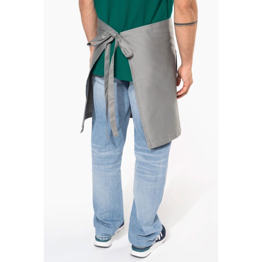 Medium length polyester/cotton apron