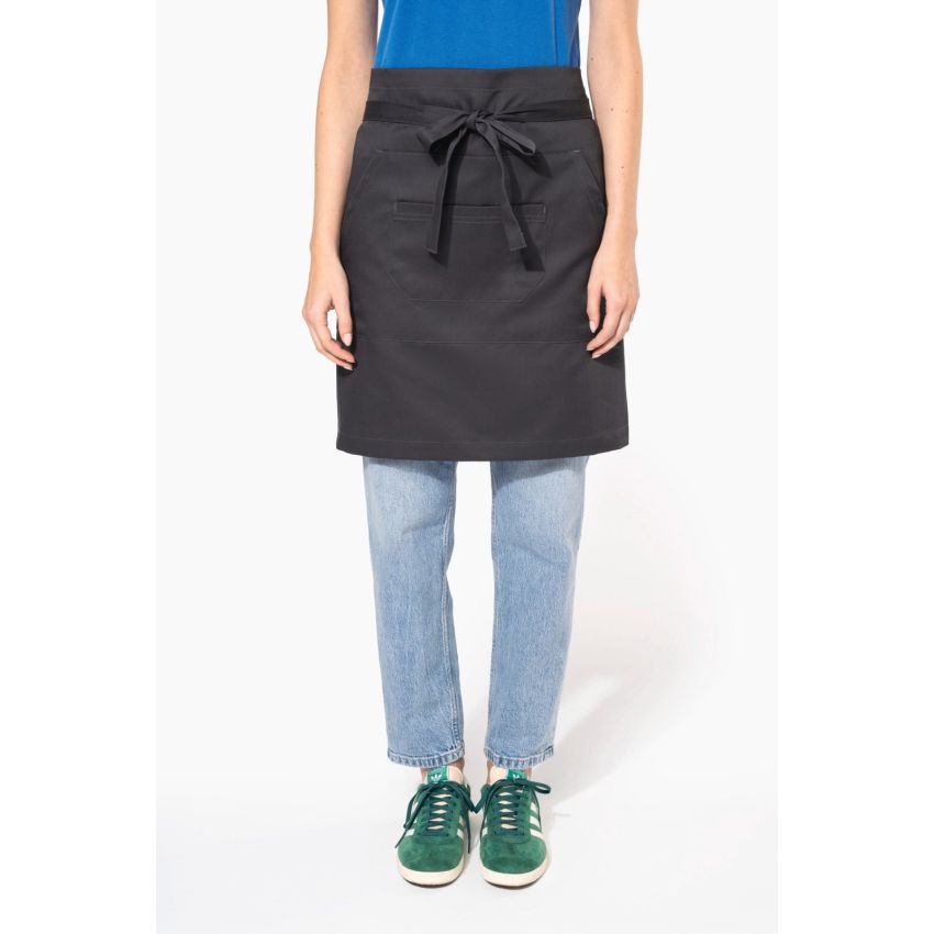 Medium length polyester/cotton apron