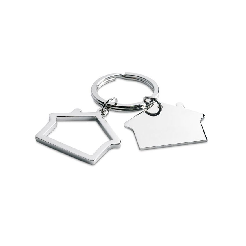 House-shaped keyring