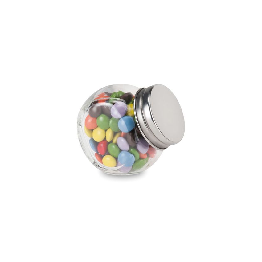 Chocolates in a glass jar