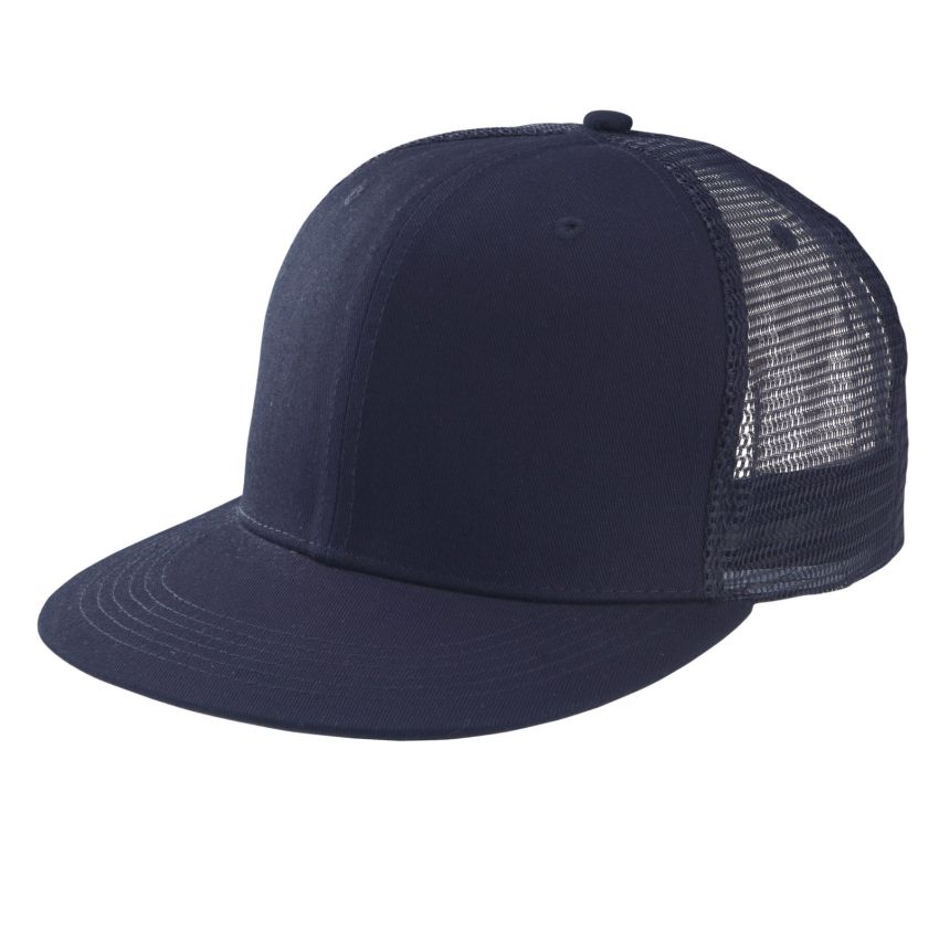 Right-brim trucker cap - 6 panels