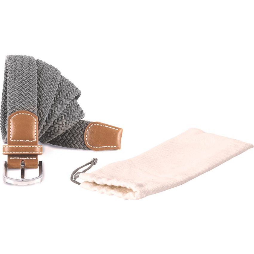 Interwoven elastic belt
