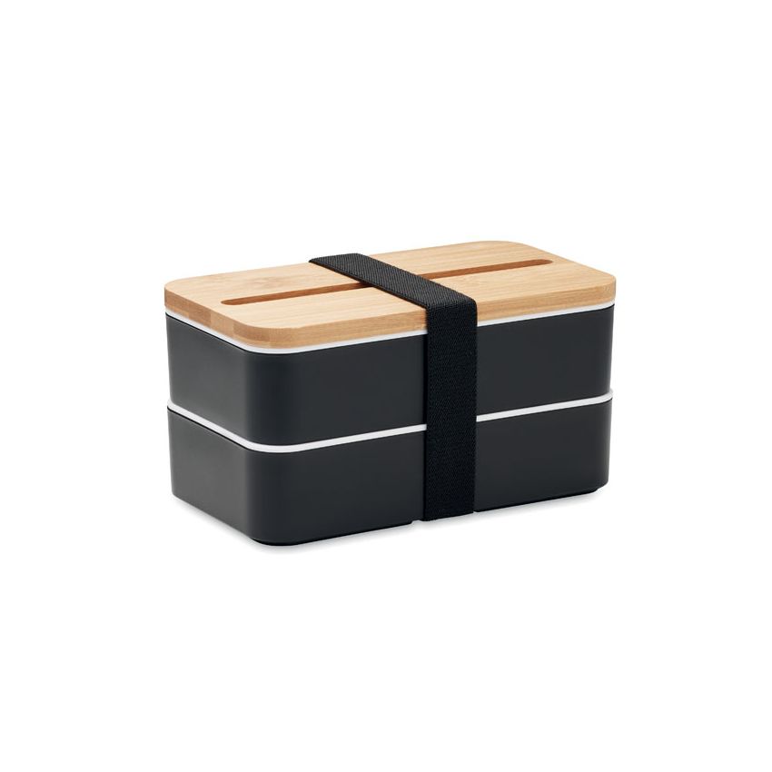 PP and bamboo lunchbox