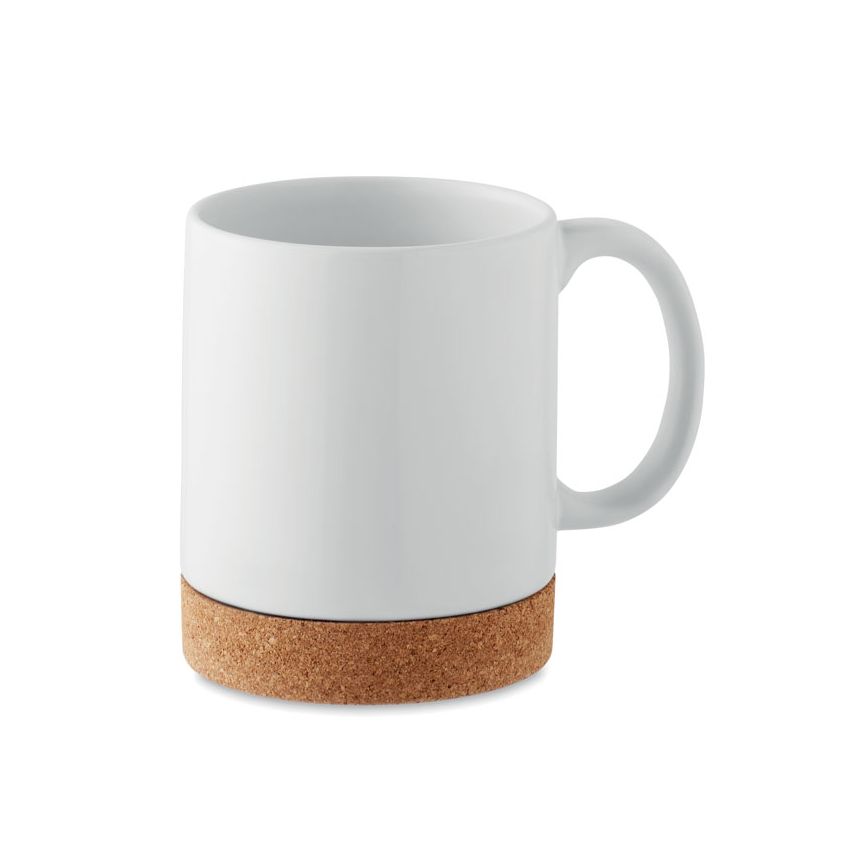 Sublimation mug with cork