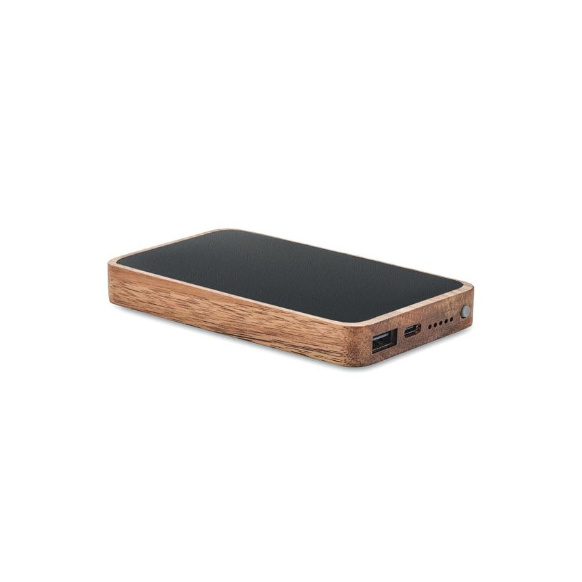 Wireless charger in acacia