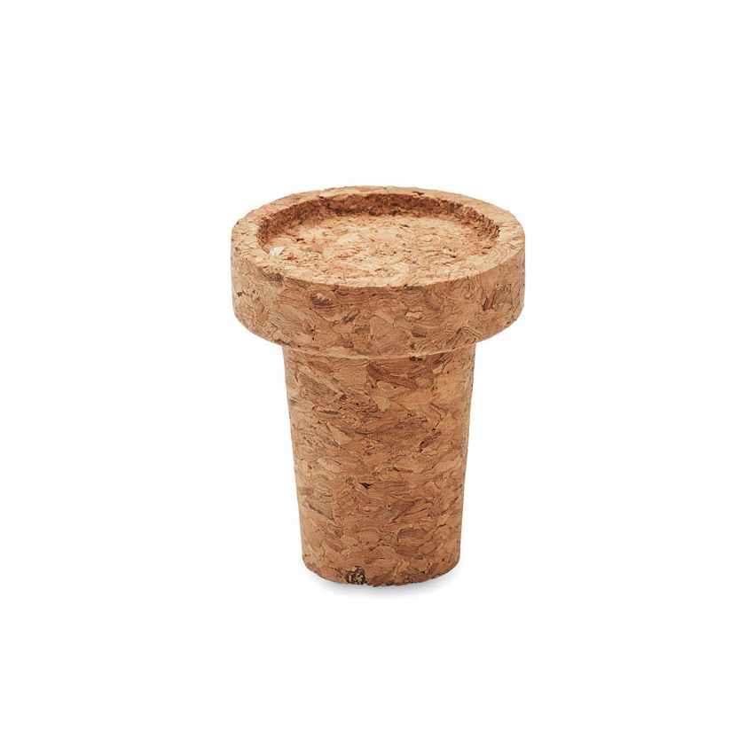 Cork stopper for bottles