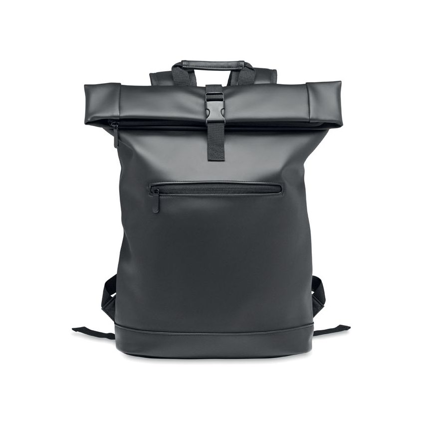 PU Rolltop Laptop Backpack