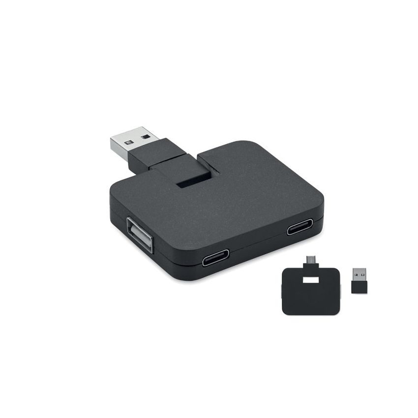 4-port USB 2.0 hub