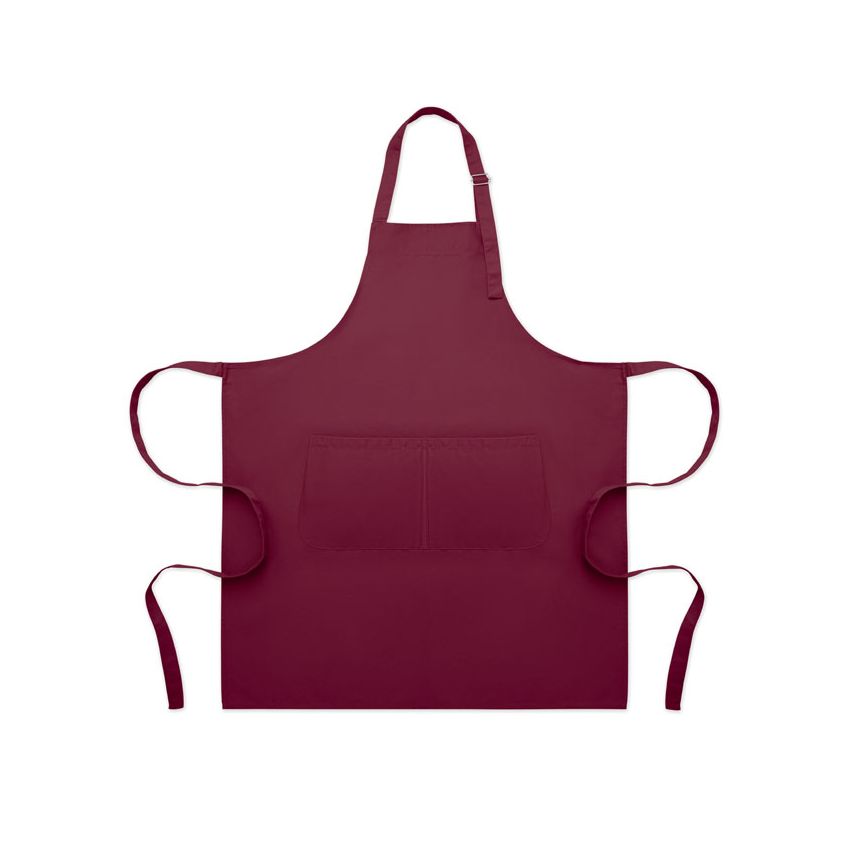 Adjustable apron with pockets