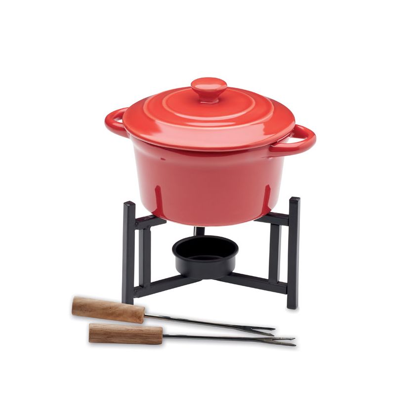 Ceramic fondue set 300 ml