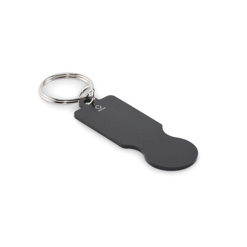 Shopping trolley token keyring